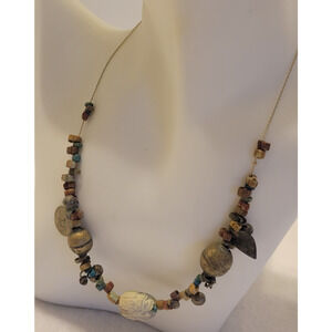 Artisan Handmade Necklace Beaded Tribal Ethnic Boho Chic Statement Jewelry